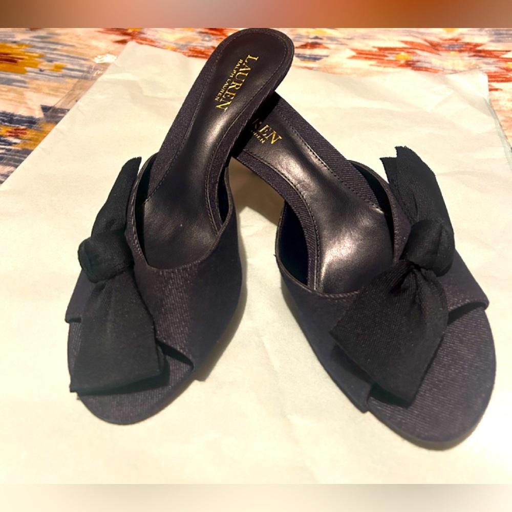 Ralph Lauren Denim Sandals sz9 NW/oT